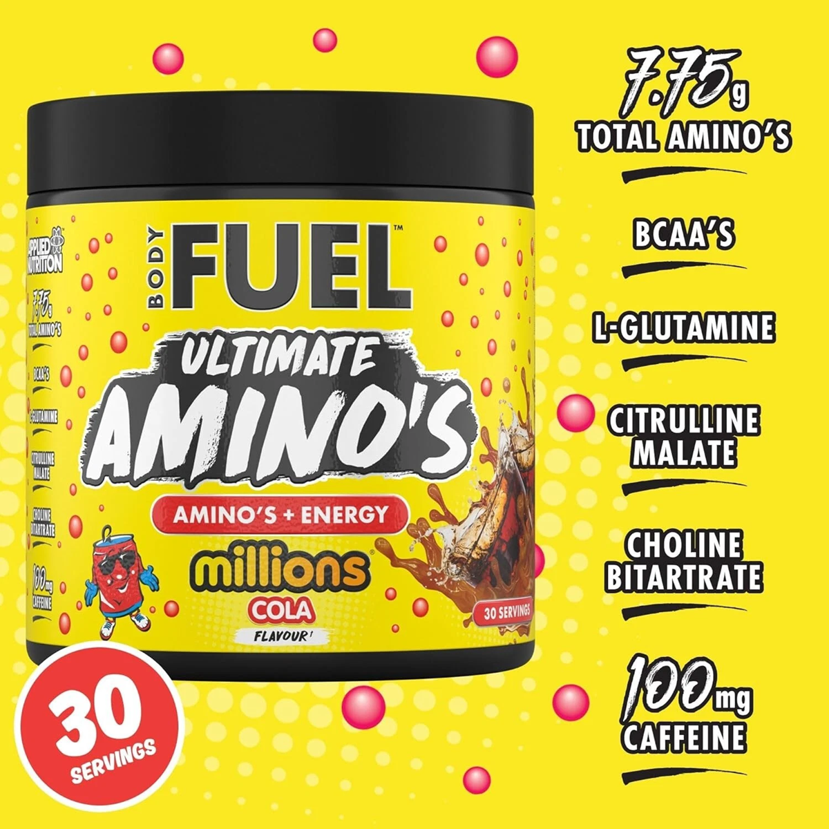 BodyFuel Amino Acid Powder – 30 Servings