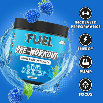BodyFuel Pre-Workout Powder – High Energy (40 Servings)