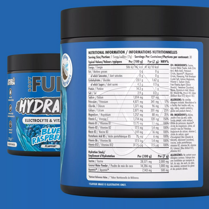 BodyFuel Hydration Powder – Electrolyte Mix (30 Servings)