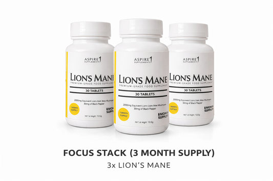 3 x Lion's Mane Bundle (90 Day Warrior Supply)