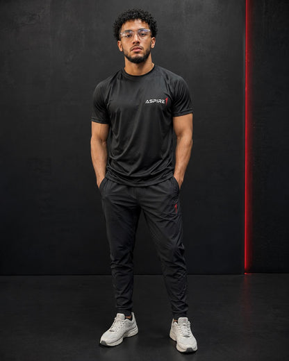 Aspire1 Tech T front view with chest logo