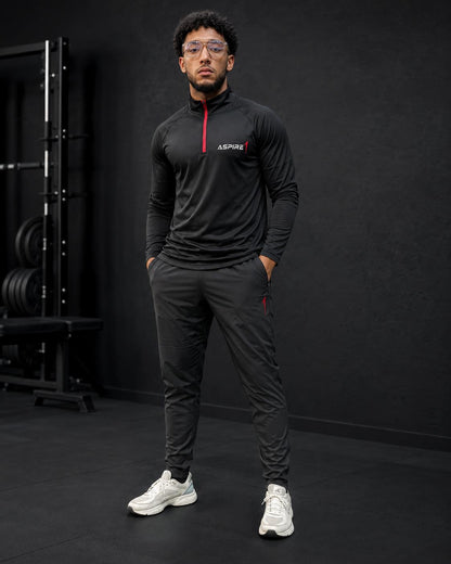 Aspire1 1/4 Zip with technical trousers