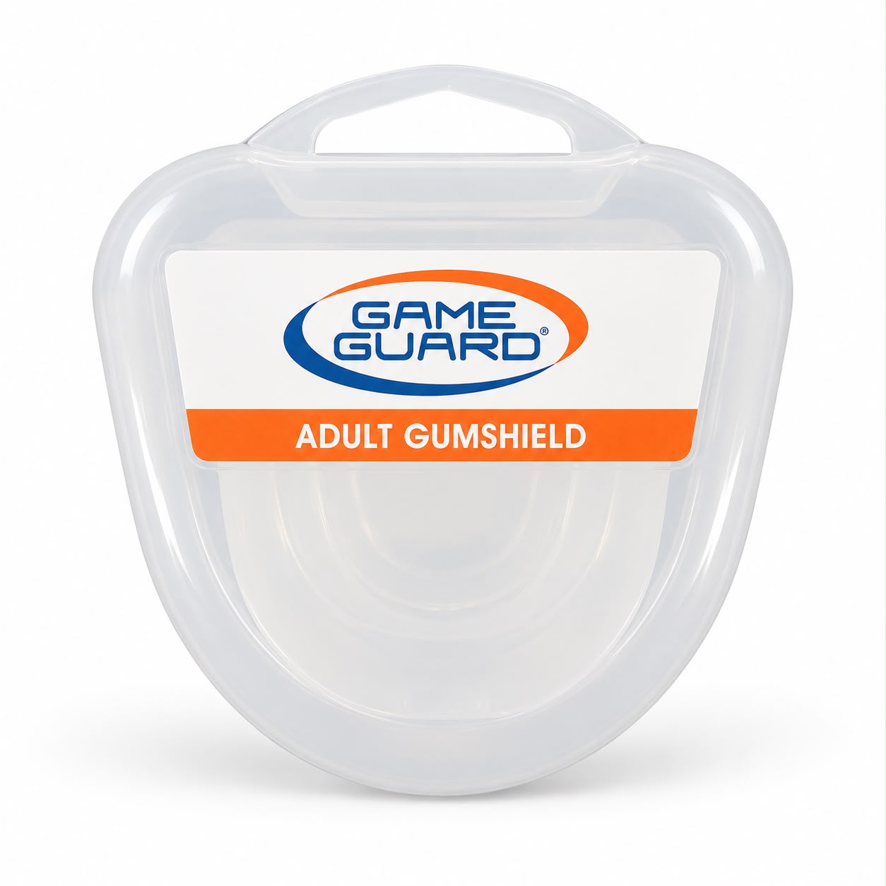 Game Guard adult gumshield in its clear storage case