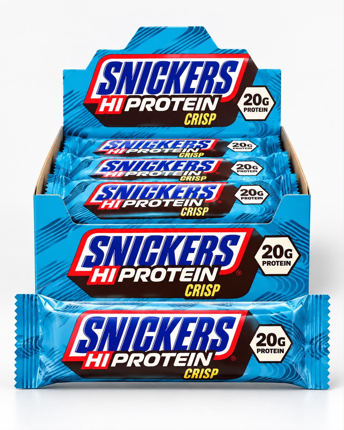 Snickers Hi Protein Crisp bar, 20g protein